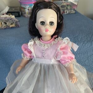Beth Madame Alexander 12” Little Women Showcase doll pink dress vintage